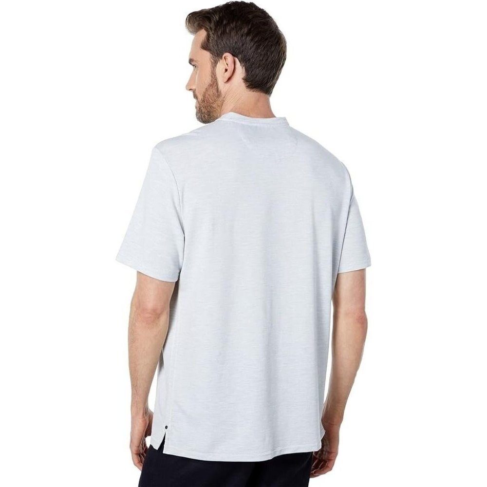 Tommy Bahama Men's XXL Turbulence Grey Coasta Vera V-Neck IslandZone T-Shirt - Picture 2 of 6